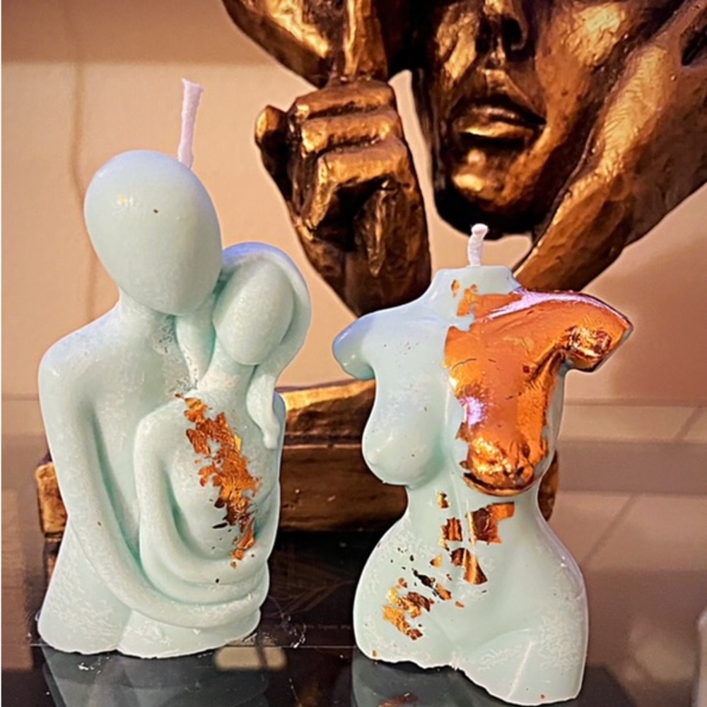 Handmade candles set
